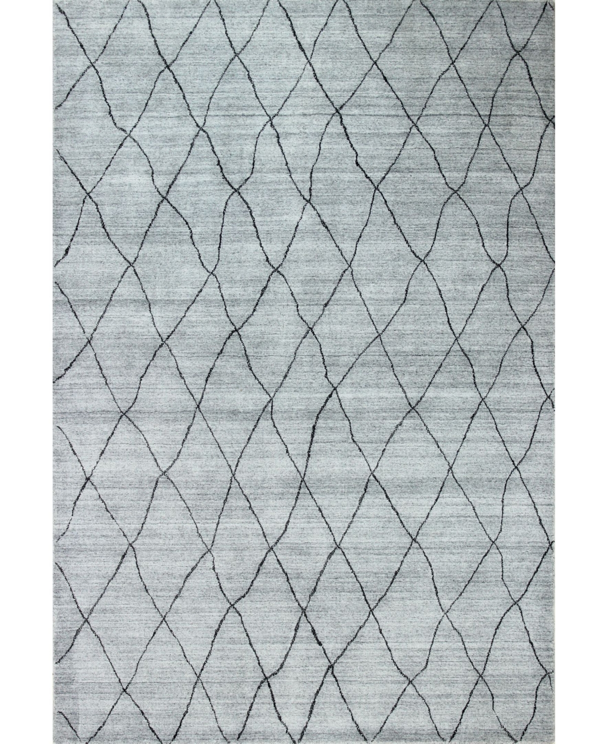 Closeout! Bb Rugs Land Lnd-05 Slate 2'6in x 8' Runner Rug - Slate