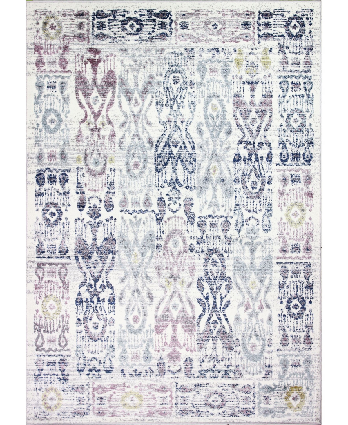 Closeout! Bb Rugs Grenada Bar-04 Ivory 7'6in x 9'6in Area Rug - Ivory