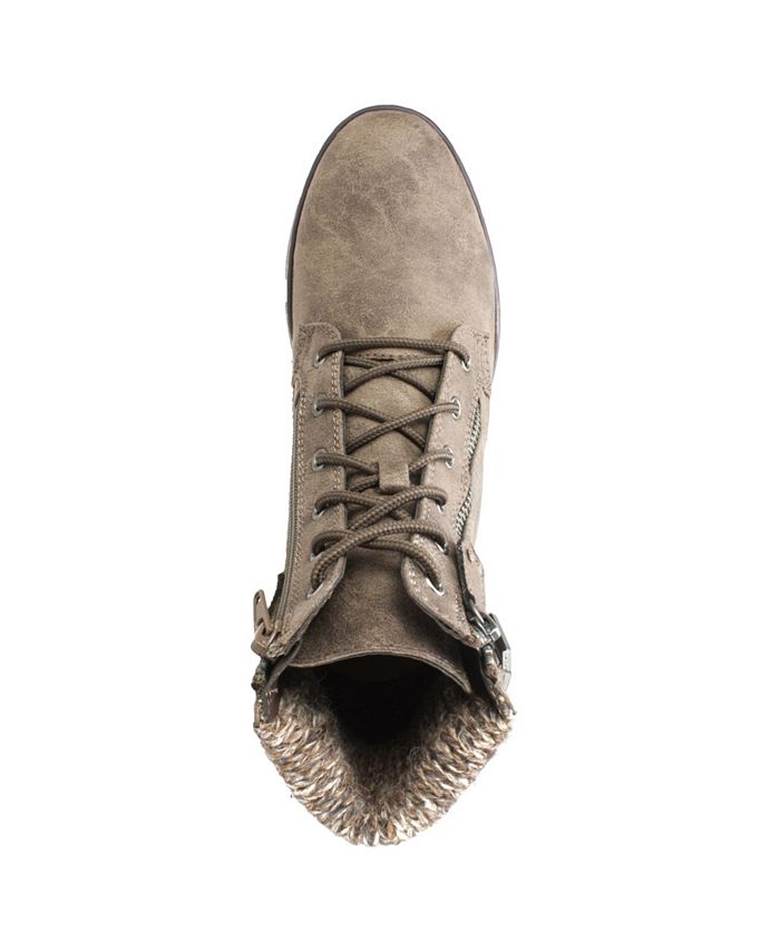 Cliffs by White Mountain Women's Kelsie Lace-Up Booties & Reviews - Booties - Shoes - Macy's