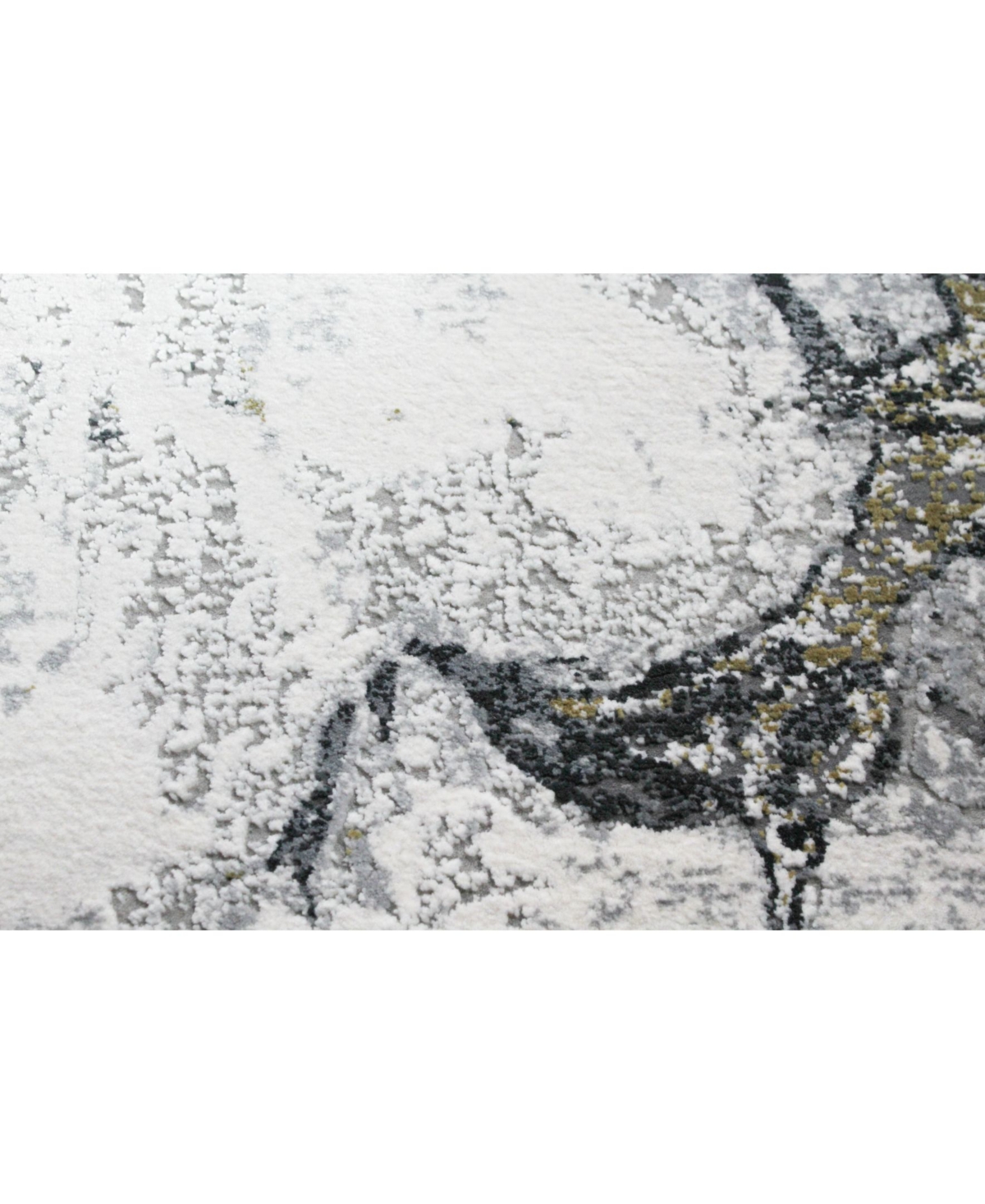 BB RUGS CHARM CHA-01 GRAY, GOLD 7'9" X 9'9" AREA RUG 