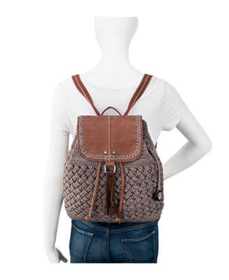 the sak crochet backpack