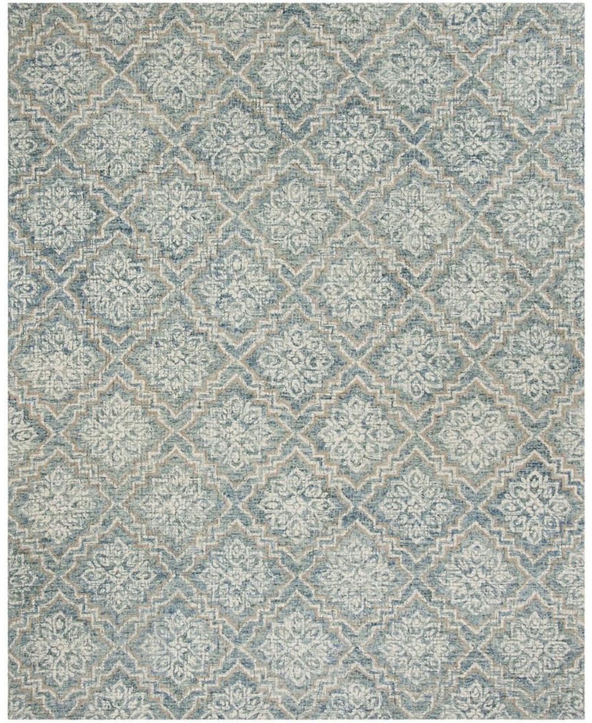 Safavieh Abstract 201 Blue and Gray 9' x 12' Area Rug - Blue
