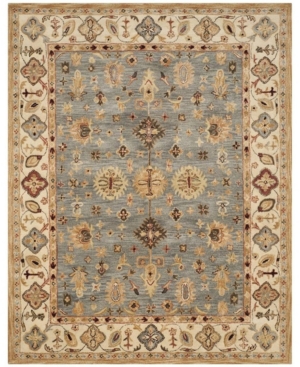 SAFAVIEH ANTIQUITY AT847 BLUE AND IVORY 7'6" X 9'6" AREA RUG 