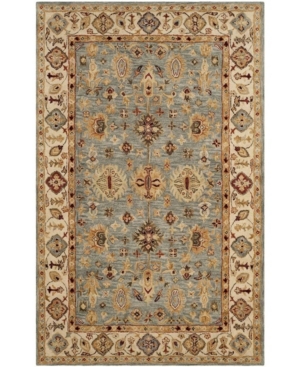 Safavieh Antiquity At847 Blue And Ivory 5' X 8' Area Rug