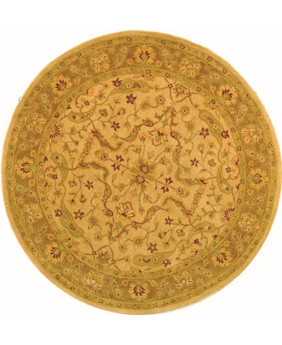 Safavieh Antiquity At311 Ivory 8' x 8' Round Area Rug - Ivory
