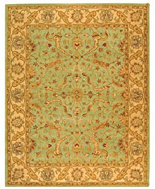 Antiquity At311 Teal and Beige 7'6" x 9'6" Area Rug