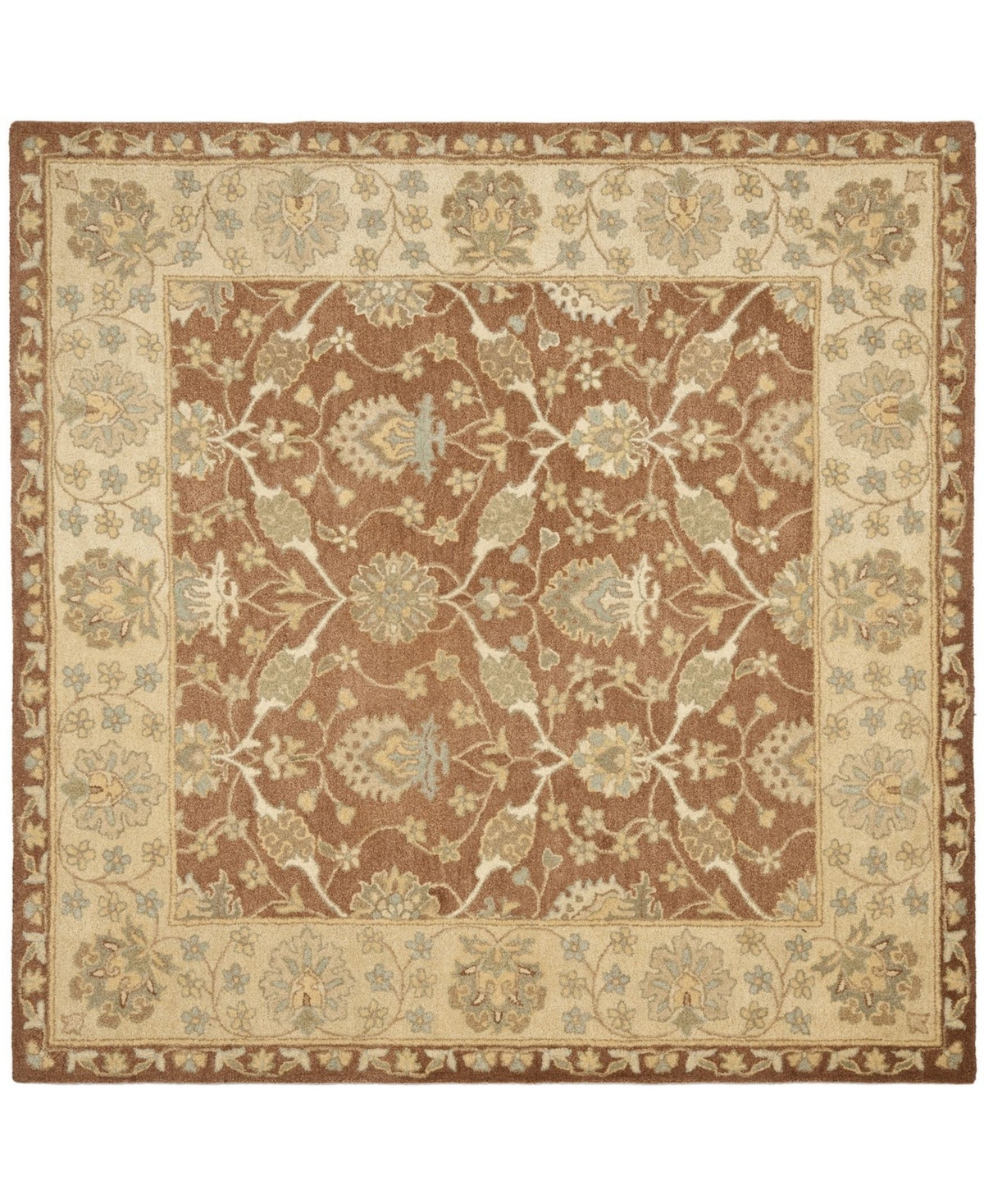 Safavieh Antiquity At315 Brown 8' x 8' Square Area Rug - Brown