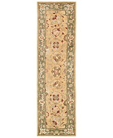 Antiquity At21 Gold 2'3" x 8' Runner Area Rug