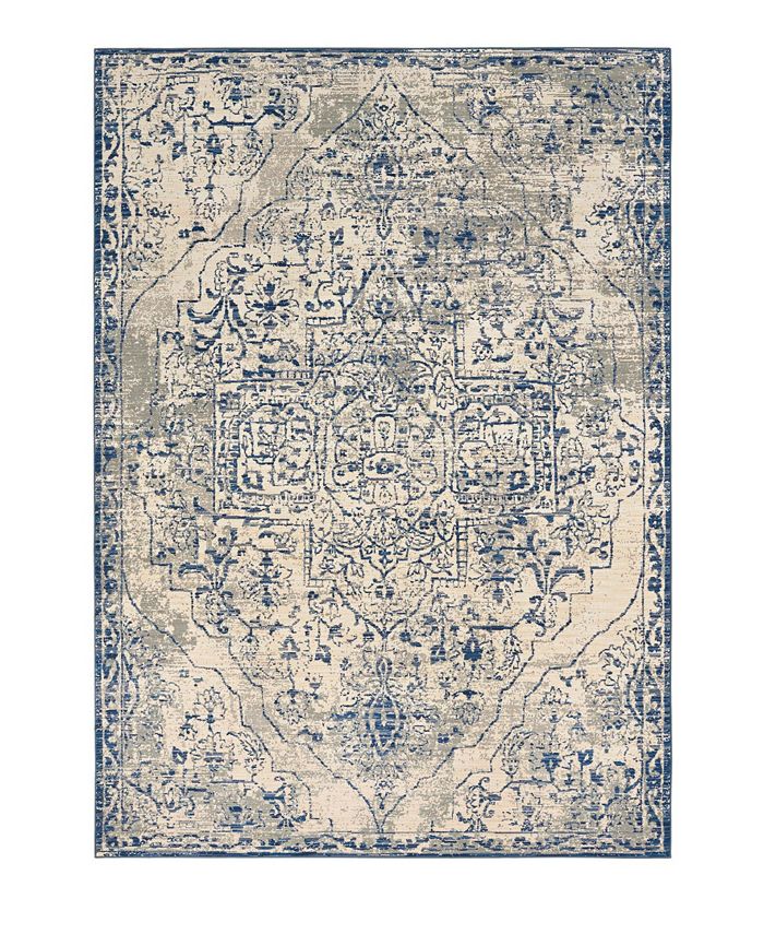 Karastan Tempest Slaney Cobalt 5' x 8' Area Rug & Reviews Rugs Macy's