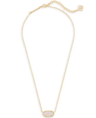 Glass Stone Elisa Pendant Necklace