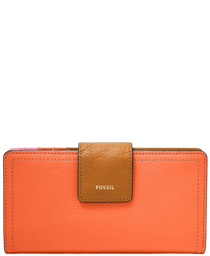Fossil Women's Logan Tab Clutch Wallet Macy's