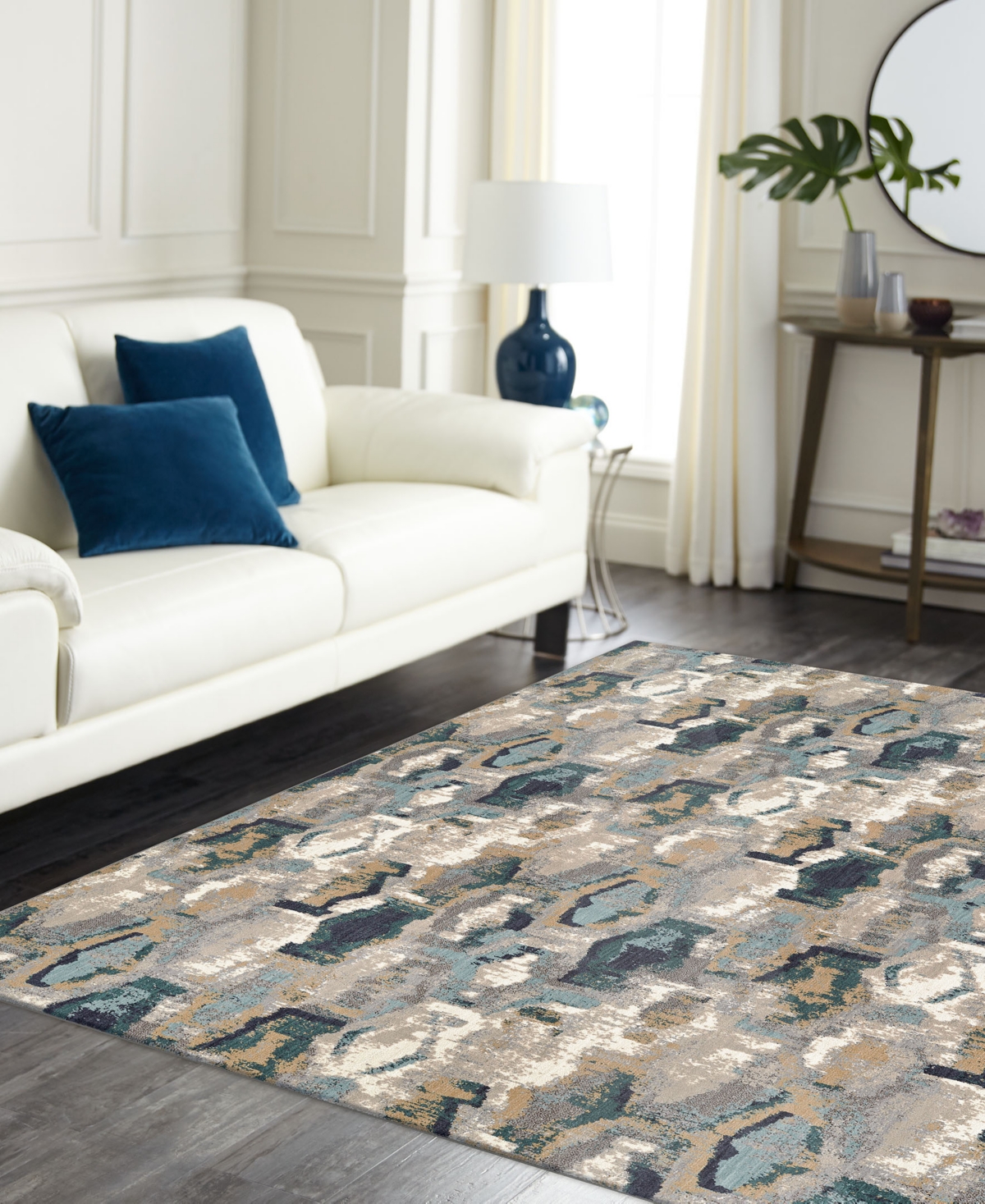 Karastan Soiree GimletArea Rug - Jade