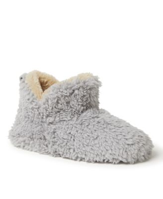 womens grey bootie slippers