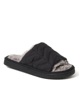 image of Dearfoams Women-s Olivia Nylon Slide Slippers