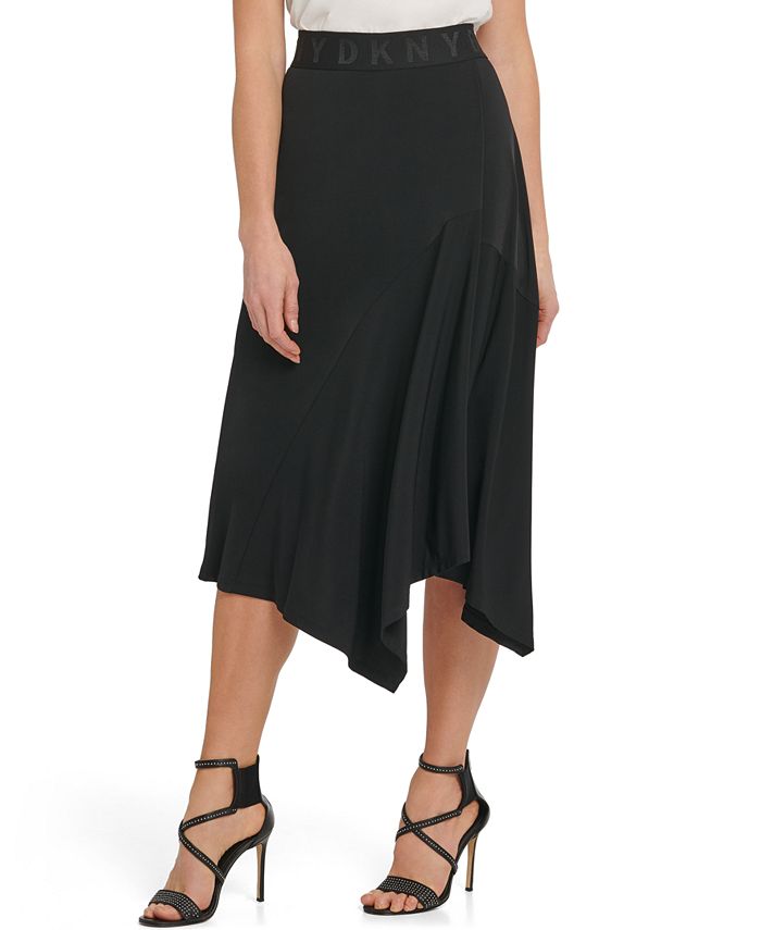 DKNY Asymmetric Pull-On Skirt - Macy's