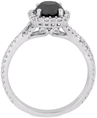 Diamond Halo Engagement Ring (1-1/2 ct. t.w.) in 14K Yellow, White or Rose Gold