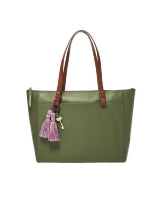fossil rachel leather tote