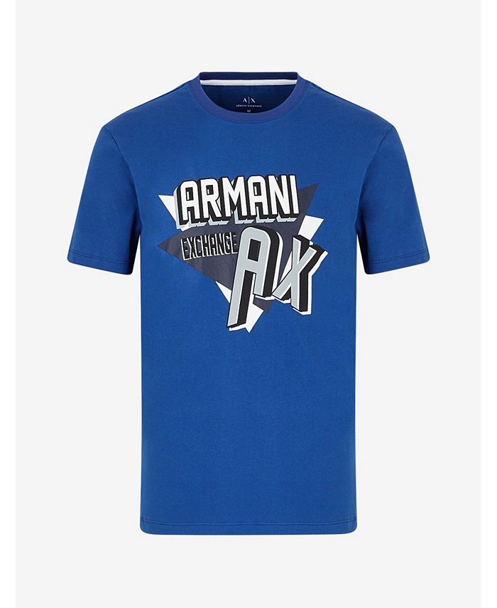 A|X Armani Exchange Men's Short Sleeve 90s Throwback Logo T-Shirt ...