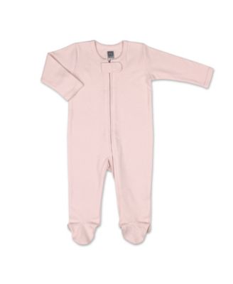 Baby Girls Sleep N Play Footed Pajamas for Girls, Pink Floral, 3 Pack, to 9 Months