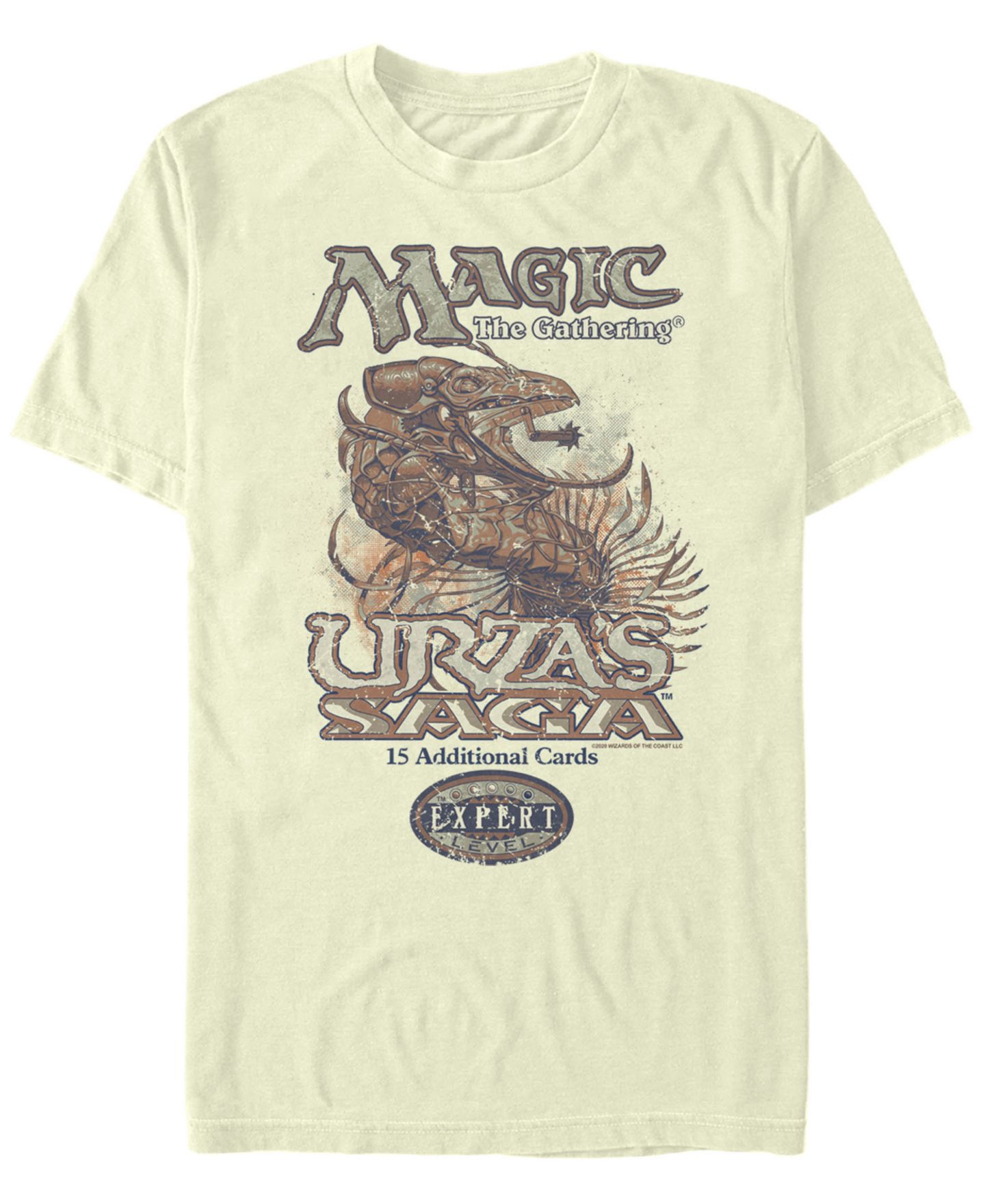 Мужская футболка Fifth Sun Magic The Gathering Urza's Saga Short Sleeve, цвет: Натуральный — фото 1
