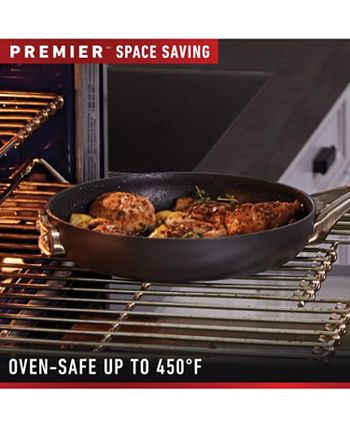 Calphalon Premier Space-Saving 2.5qt Hard-Anodized Nonstick Sauce Pan w/  Lid