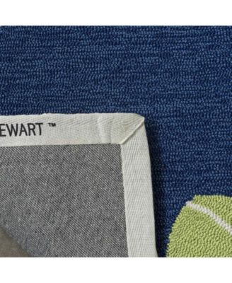 Martha Stewart Collection Lily Pad MSR2212A Azure Area Rug