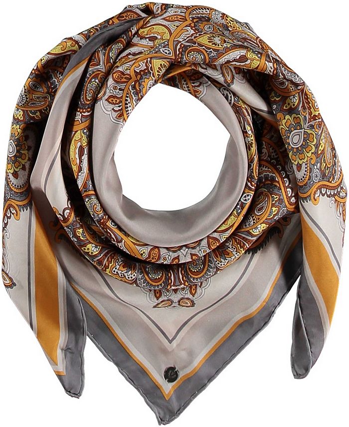 FRAAS Paisley Silk Square Scarf - Macy's