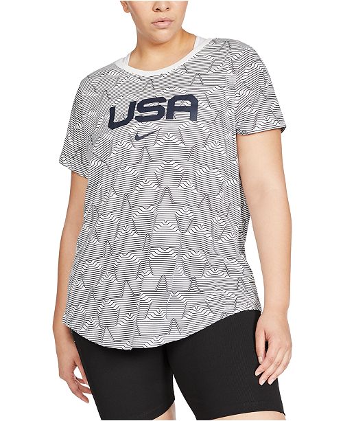 Nike Plus Size Printed Organic Cotton T Shirt Reviews Tops