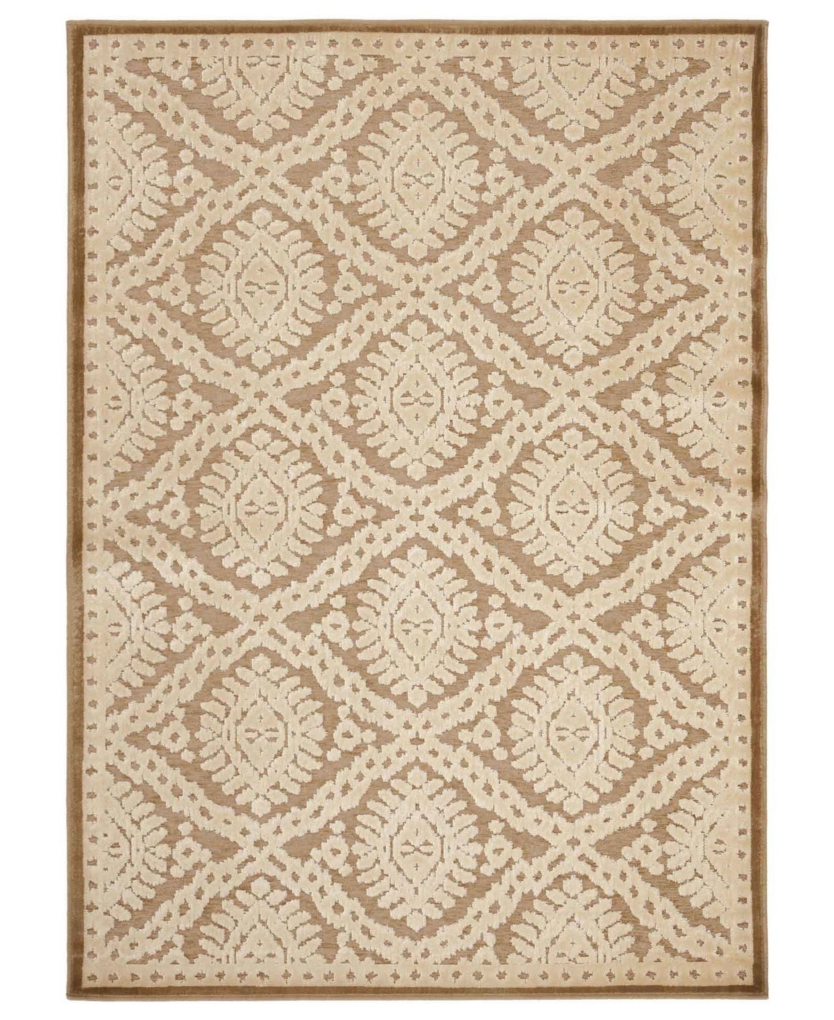 Martha Stewart Collection MSR4443 Brown 8' x 11'2in Area Rug - Brown