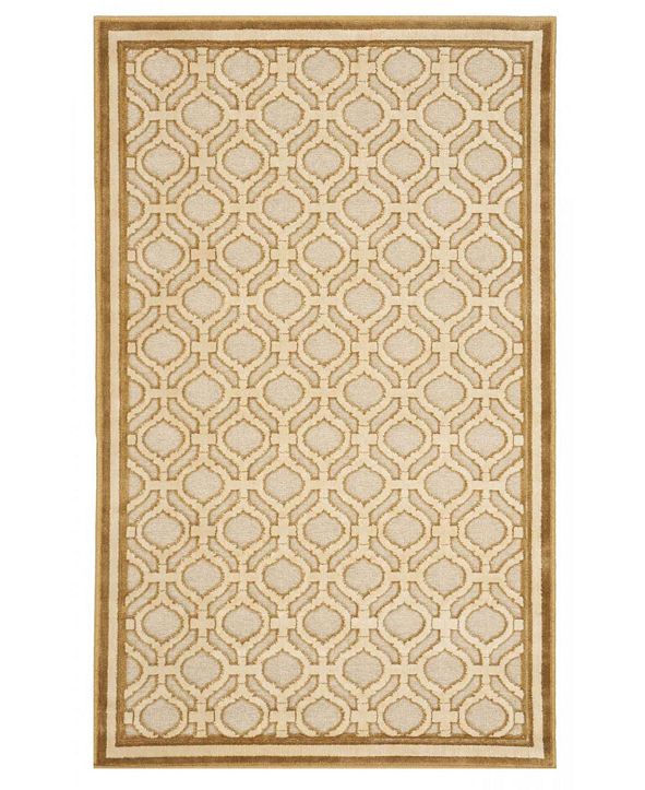 Martha Stewart Collection MSR4445 Gold 2'2" x 8' Runner ...