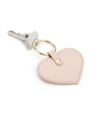 Heart Shaped Leather Key Fob