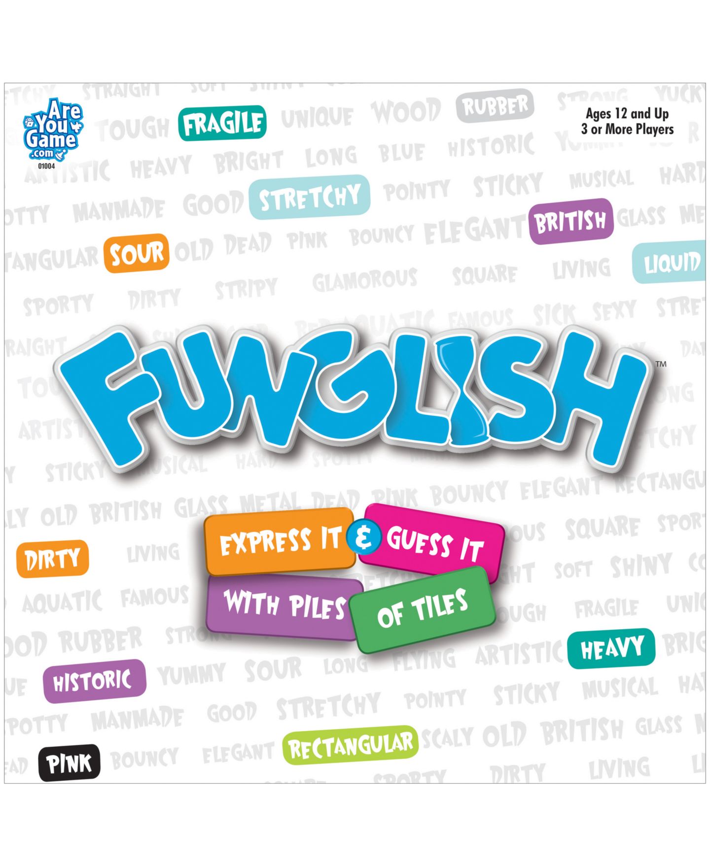 Детская настольная игра Areyougame Funglish Word Guessing Party Board Game, Ages 12+ — фото 3
