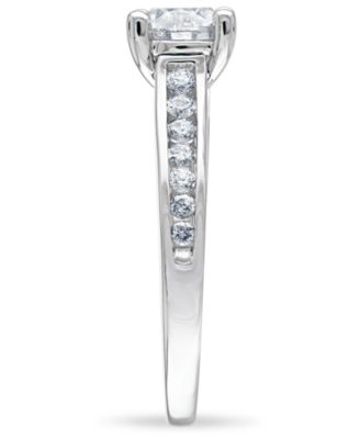 Diamond (1-1/2 ct. t.w.) Channel-Set Bridal Set in 14K White, Yellow or Rose Gold