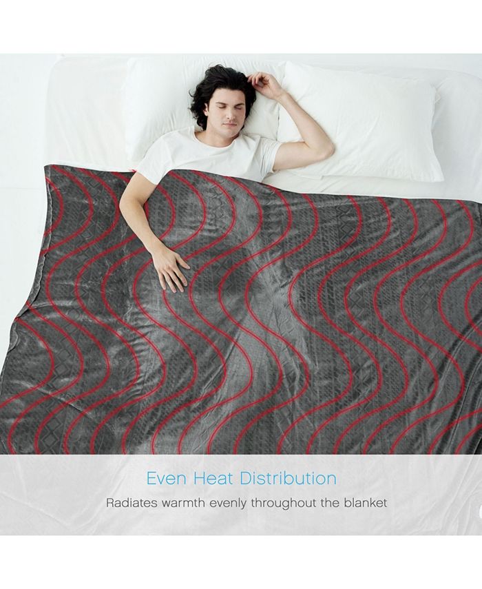 Pure Enrichment Purerelief Radiance Deluxe Electric Blanket Twin Macy's