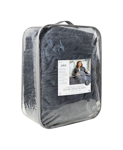 Pure Enrichment Purerelief Radiance Deluxe Electric Blanket - Full & Reviews - Blankets & Throws ...