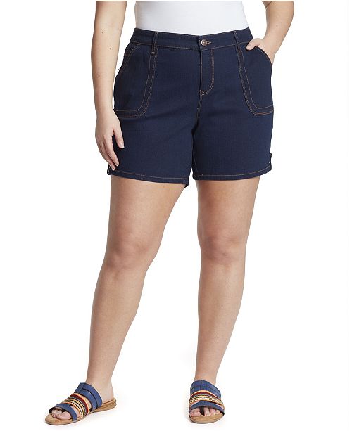 Gloria Vanderbilt Women S Plus Size Short With Tabs Reviews