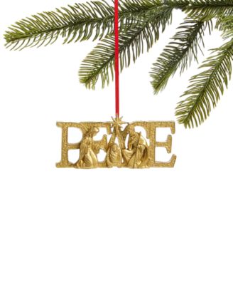 Holiday Lane - Renaissance "Peace" Ornament