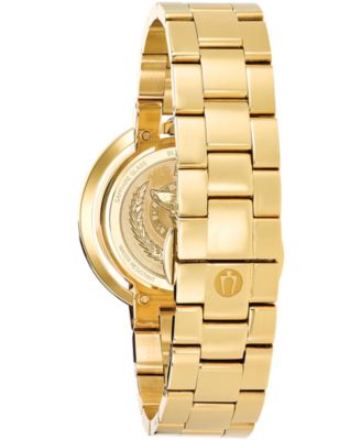 Women's Rubiyat Diamond (1 ct. t.w.) Gold-Tone Stainless Steel Bracelet Watch 35mm