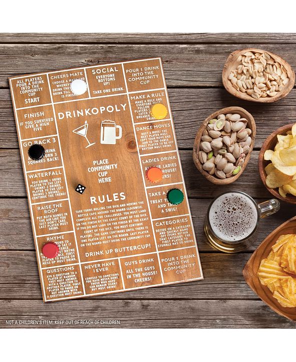 Hammer + Axe Game Wood Drinkopoly Board & Reviews Home Macy's