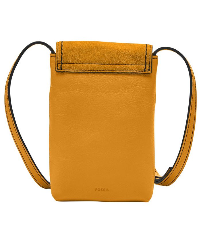 Fossil Women's Bobbie Phone Crossbody with Nubuck Flap Macy's