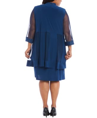 embellished plus size dress