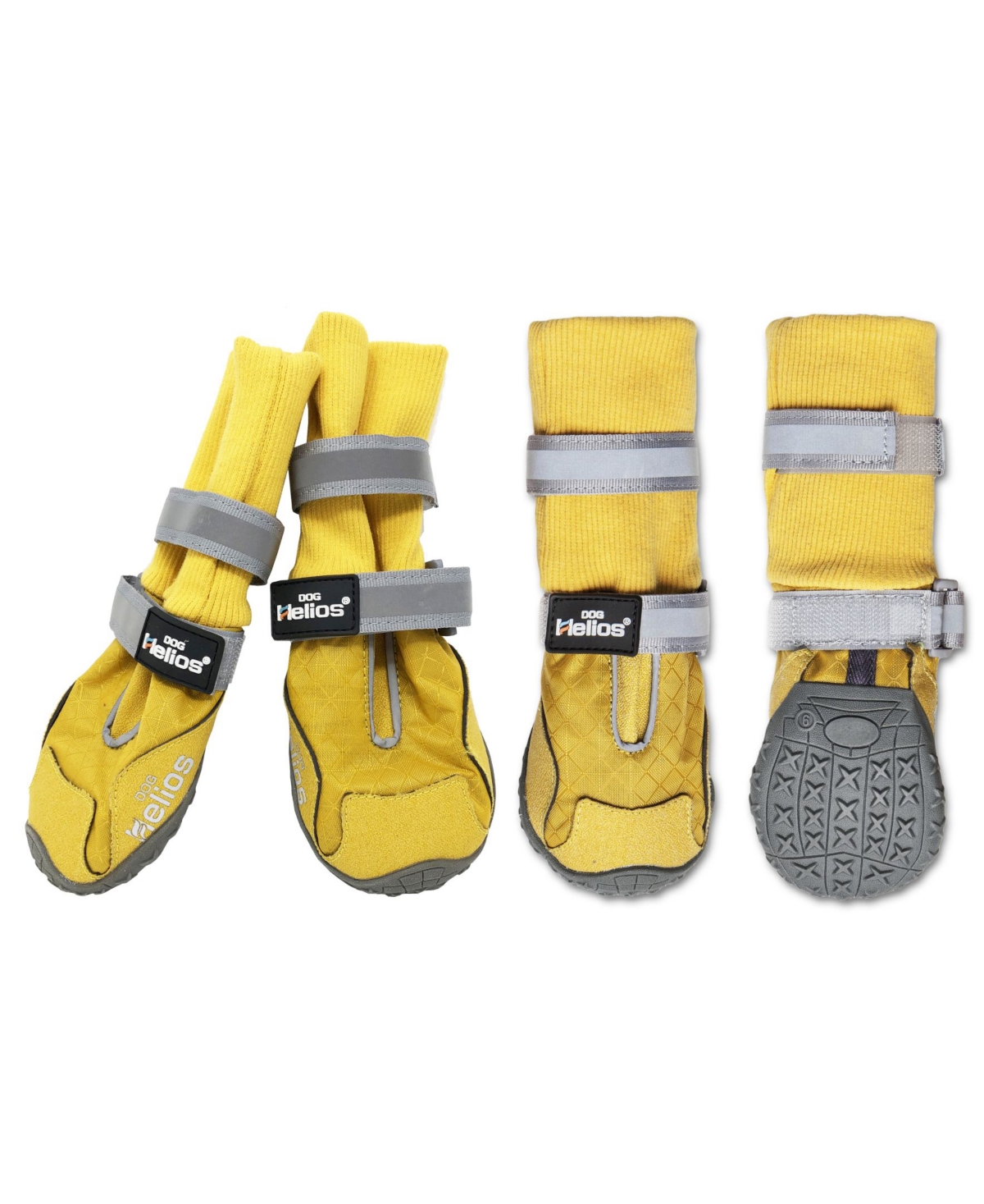 'Traverse' Premium Grip High-Ankle Outdoor Dog Boots - Yellow