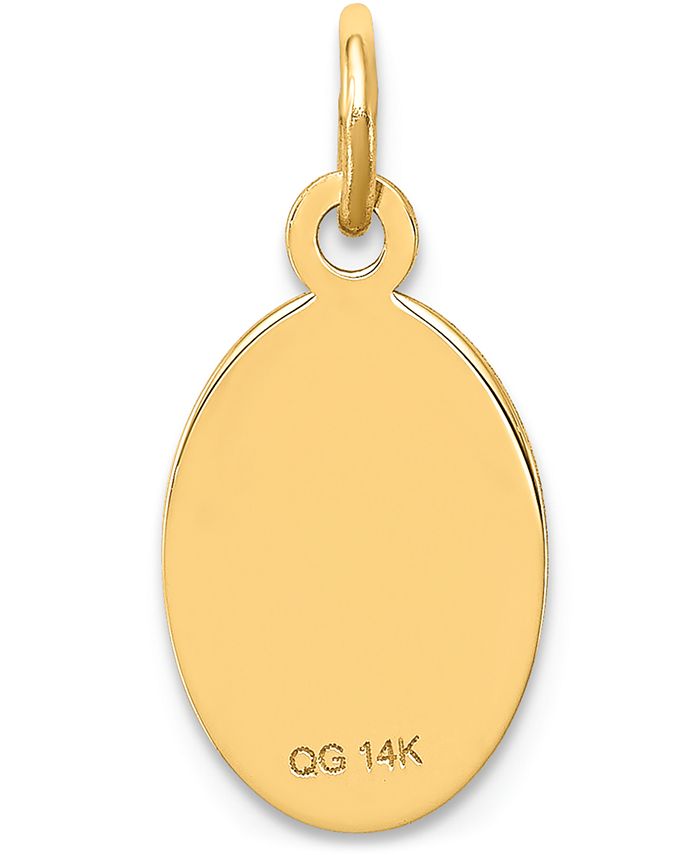 Macy's Medical Info Charm Pendant in 14k Gold - Macy's