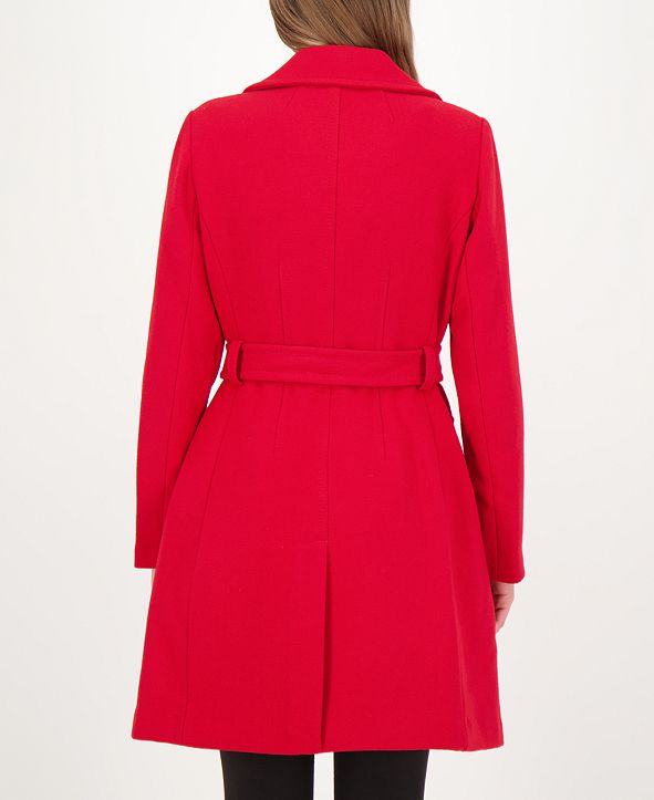kate spade new york Belted Wrap Coat, Created for Macy's & Reviews ...