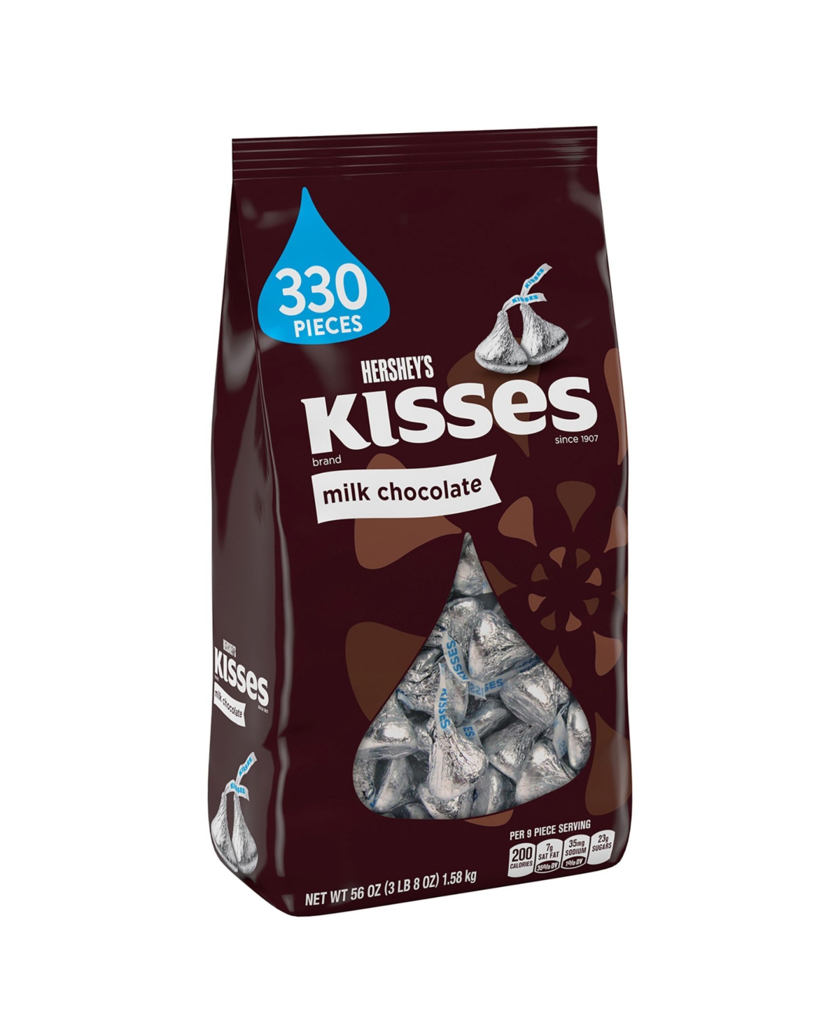 UPC 034000122967 product image for Hershey's Kisses Milk Chocolates, 56 oz, 330 Pieces | upcitemdb.com