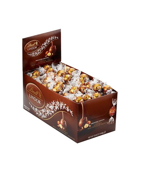Lindt Lindor Hazelnut Milk Chocolate Truffles, 120 Count & Reviews