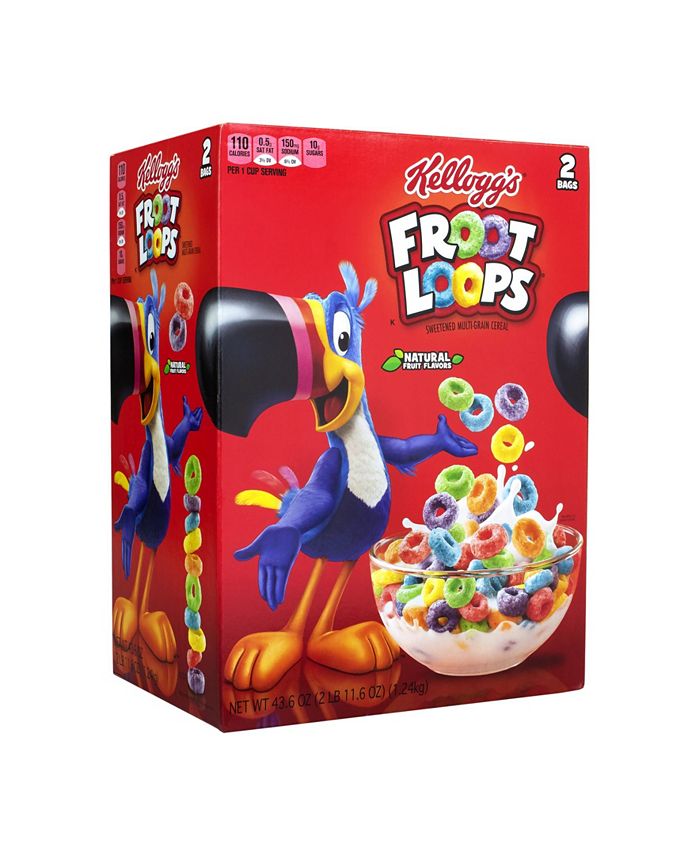 Fruit Loops Kellogg's Froot Loops Cereal, 43.6 oz. Macy's
