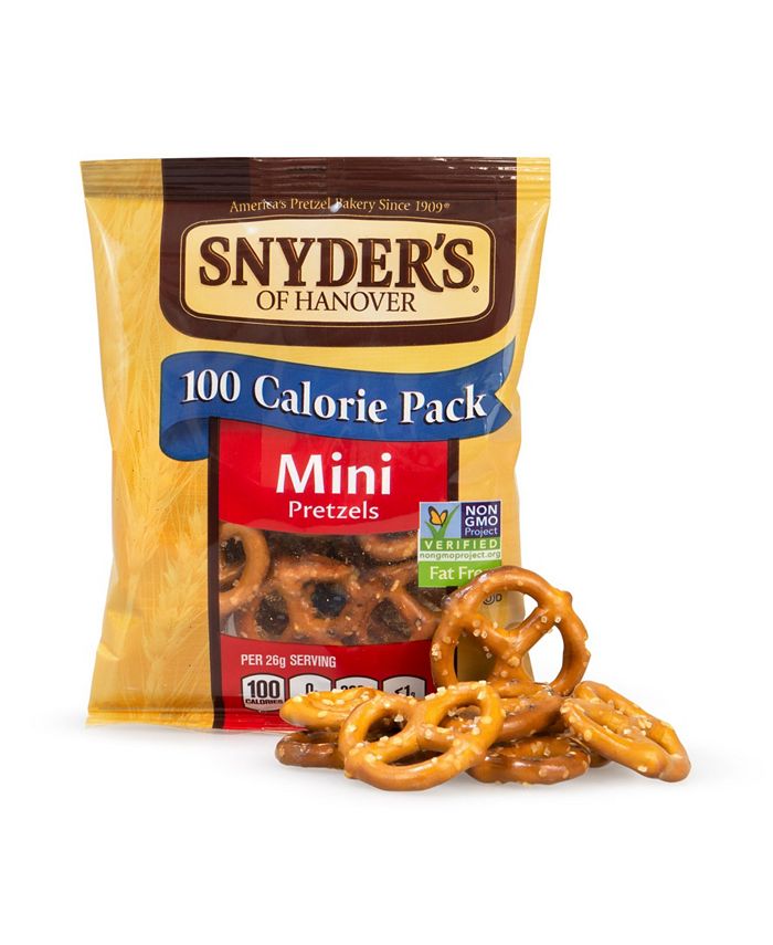 Snyder's Mini Pretzels 100 Calorie Bags 36 Count Macy's