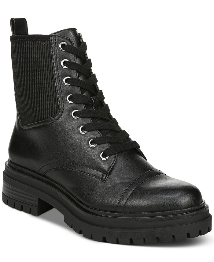 Circus By Sam Edelman Women S Giovanny Lug Sole Combat Booties Reviews Booties Shoes Macy S