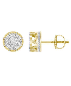 image of Men-s Diamond (1/2 ct.t.w.) Stud Earring in 10K Yellow Gold
